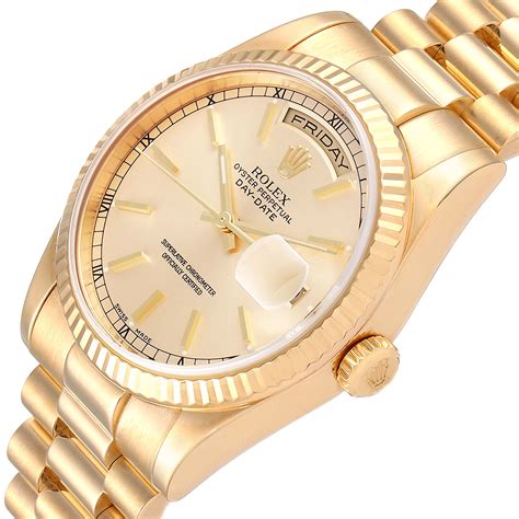 rolex day date president 36mm price|rolex day date 36 yellow gold.